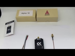 AKK Alpha16 drahtloser Videotransmitter 5.8G 16W FPV VTX 96CH für die Bildübertragung mit RC-Drohnen