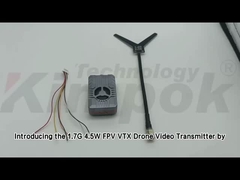 1,7 GHz VTX Wireless UAV Video Sender unterstützt IRC Tramp Video Link 4W RF Leistung VTX