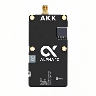 AKK 5.8G 10W VTX Alpha10 Video-Sender unterstützt Smart Audio mit 80 CH Drohnen-RC-Zubehör