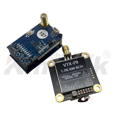 1.7G 6W Wireless Video Transmitter und Empfänger 8CH Unterstützung IRC Tramp 1.7G VTX VRX