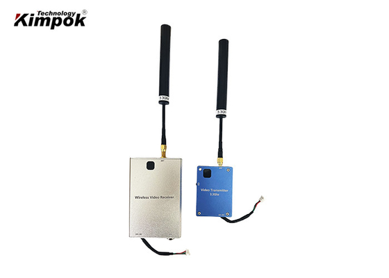 UAV-Videotransmitter-Empfänger-Kit 3.3Ghz 8CHs VTX VRX für Langstrecken-FPV-Rennen