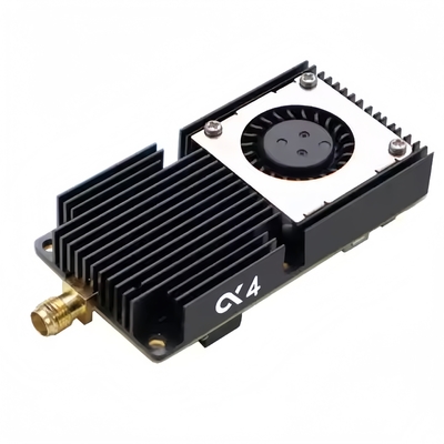 Drohnen-Video-Sender AKK Alpha4 VTX 5.8G FPV 4W 8CH Ultra-Langstrecken-Videosender