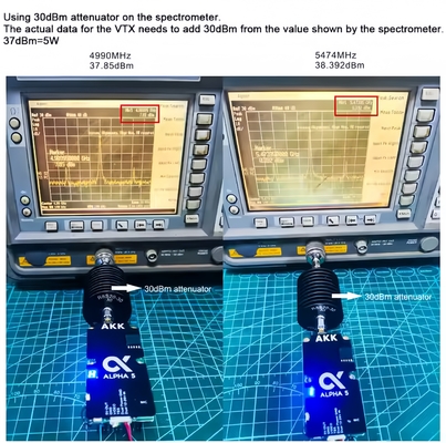 AKK Alpha5 VTX 5.8G 80CH 1w/2w/3w/4w Schaltbare Smart Audio Ultra Langstreckenübertragung