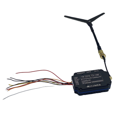 1.2G 1.3G 5W Drahtloser Video-Sender 32CH FPV VTX 25mW 2000mW 5000mW Video-Link