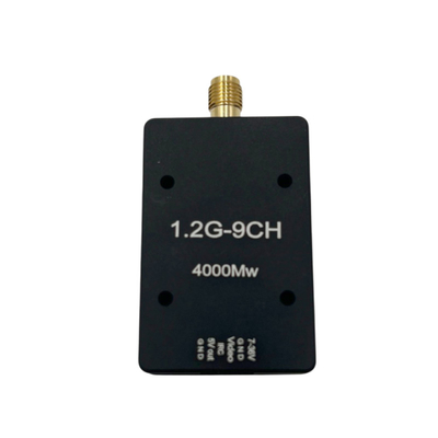 1.2Ghz 4W UAV-Videotransmitter FM-Modulation 9 Kanäle VTX drahtlose stabile Übertragung
