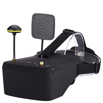 5.8G 40CH FPV-Brille 5 Zoll Kunststoff DVR Videobrille Professionelles Drohnenzubehör