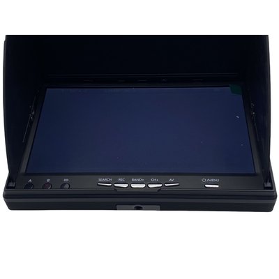 5.8G FPV Monitor mit 40CH DVR 4.3 Zoll 16:9 LCD Display NTSC/PAL Auto-Suchfunktion Videoaufzeichnung für RC FPV Multicopter