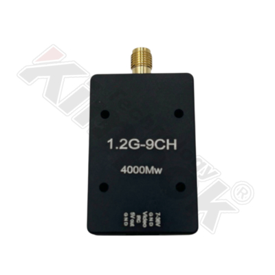 1.2Ghz 4W UAV-Videotransmitter FM-Modulation 9 Kanäle VTX drahtlose stabile Übertragung