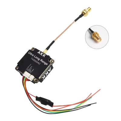 UAV-Videoübertrager AKK 5W FPV VTX 96CH Videoübertrager unterstützt Smart Audio Video Link
