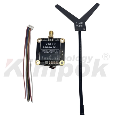 1.7G 6W Wireless Video Transmitter und Empfänger 8CH Unterstützung IRC Tramp 1.7G VTX VRX