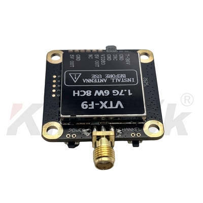 1.7G VTX 1.9G VTX 6W Drahtloser Video-Sender 20km Langstrecken-Bildübertragung