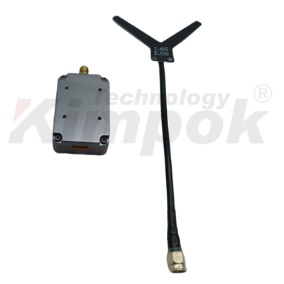 1,7 GHz VTX Wireless UAV Video Sender unterstützt IRC Tramp Video Link 4W RF Leistung VTX