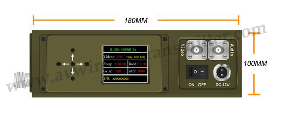 Militärgrad-Digital gebissene Verschlüsselung des lange Strecken-Radioapparat-Videoübermittler-AES 265