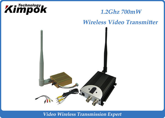 Analoger Videoübermittler 8CHs 700mW 1.2Ghz 1400m Kimpok übertragen Abstand