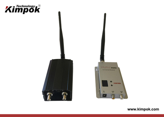 900Mhz / 1.2Ghz 2000mW drahtloser FPV-Drohnen-Videotransmitter-Empfänger mit DC 12V 8 Kanälen