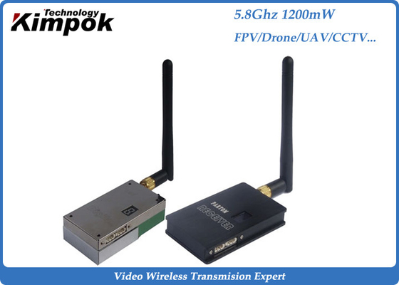 1200mW analoger Videoübermittler 5.8Ghz, HDMI drahtloser CCTV-Videoübermittler