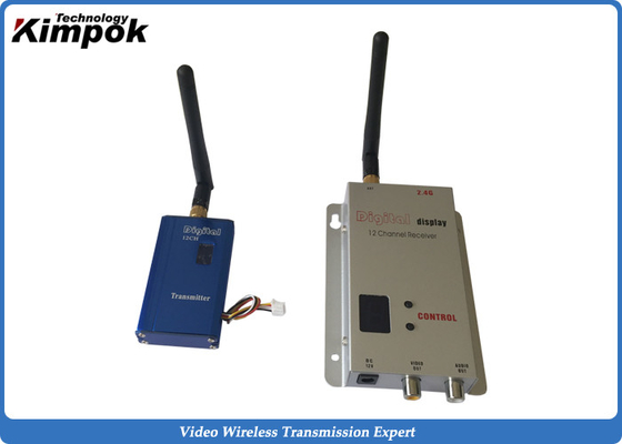 analoge Videoübermittler-und Empfänger-1000mW 12 Kanäle 2.4GHz FPV